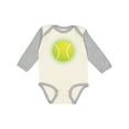 thumbnail image 1 of Inktastic Tennis Ball Sports Gift Boys or Girls Long Sleeve Baby Bodysuit, 1 of 5