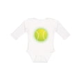 thumbnail image 1 of Inktastic Tennis Ball Sports Gift Boys or Girls Long Sleeve Baby Bodysuit, 1 of 5