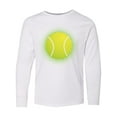 thumbnail image 1 of Inktastic Tennis Ball Sports Gift Long Sleeve Youth T-Shirt, 1 of 5