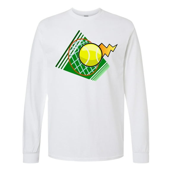 Inktastic Tennis Ball and Racket Long Sleeve T-Shirt