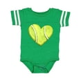 thumbnail image 1 of Inktastic Tennis Ball in Heart Boys or Girls Baby Bodysuit, 1 of 5