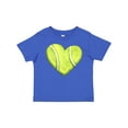 thumbnail image 1 of Inktastic Tennis Ball in Heart Boys or Girls Baby T-Shirt, 1 of 5