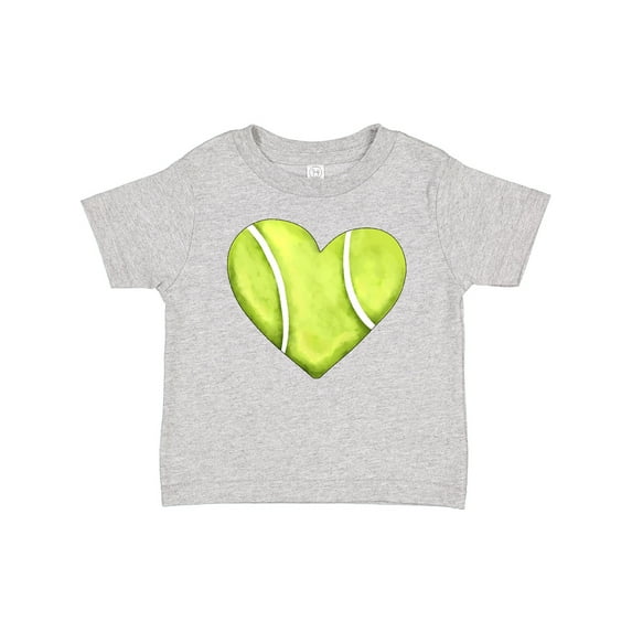 Inktastic Tennis Ball in Heart Boys or Girls Baby T-Shirt