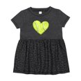 thumbnail image 1 of Inktastic Tennis Ball in Heart Girls Baby Dress, 1 of 5