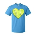 thumbnail image 1 of Inktastic Tennis Ball in Heart T-Shirt, 1 of 5