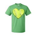 thumbnail image 1 of Inktastic Tennis Ball in Heart T-Shirt, 1 of 5