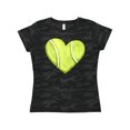 thumbnail image 1 of Inktastic Tennis Ball in Heart Women's T-Shirt, 1 of 5