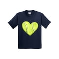 thumbnail image 1 of Inktastic Tennis Ball in Heart Youth T-Shirt, 1 of 5