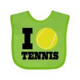 thumbnail image 1 of Inktastic Tennis Gift Boys or Girls Baby Bib, 1 of 4