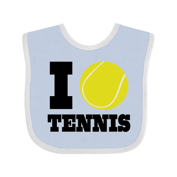 Inktastic Tennis Gift Boys or Girls Baby Bib