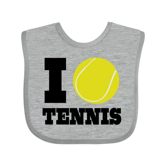 Inktastic Tennis Gift Boys or Girls Baby Bib