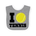 thumbnail image 1 of Inktastic Tennis Gift Boys or Girls Baby Bib, 1 of 4