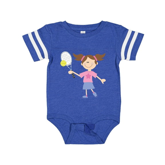 Inktastic Tennis Girl Girls Baby Bodysuit