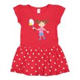 thumbnail image 1 of Inktastic Tennis Girl Girls Toddler Dress, 1 of 4
