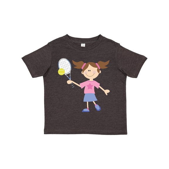 Inktastic Tennis Girl Girls Toddler T-Shirt