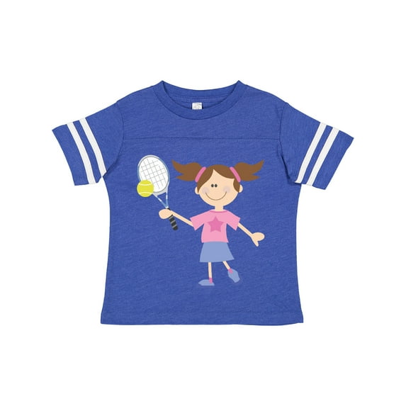 Inktastic Tennis Girl Girls Toddler T-Shirt