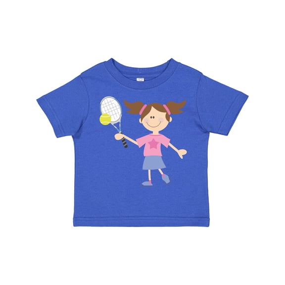 Inktastic Tennis Girl Girls Toddler T-Shirt