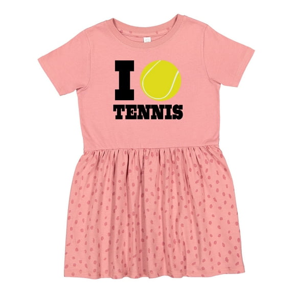 Inktastic Tennis Girls Toddler Dress