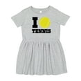 thumbnail image 1 of Inktastic Tennis Girls Toddler Dress, 1 of 5