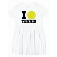 thumbnail image 1 of Inktastic Tennis Girls Toddler Dress, 1 of 5