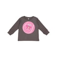 thumbnail image 1 of Inktastic Tennis Pink Ball Girls Long Sleeve Toddler T-Shirt, 1 of 5