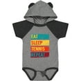 thumbnail image 1 of Inktastic Tennis Player Eat Sleep Tennis Repeat Boys or Girls Baby Bodysuit, 1 of 5