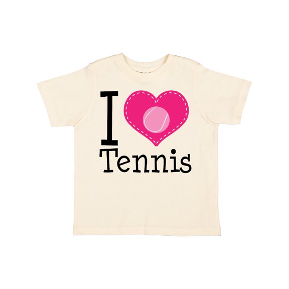 Inktastic Tennis Player I Love Tennis Girls Toddler T-Shirt