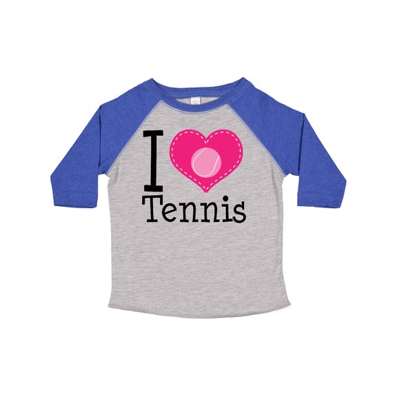 Inktastic Tennis Player I Love Tennis Girls Toddler T-Shirt
