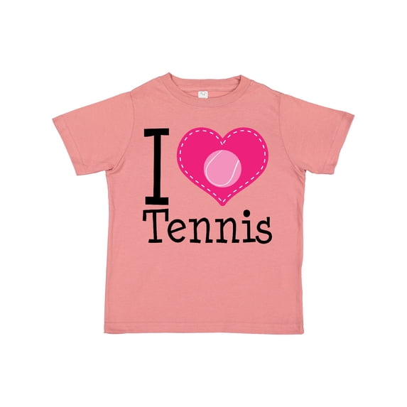 Inktastic Tennis Player I Love Tennis Girls Toddler T-Shirt
