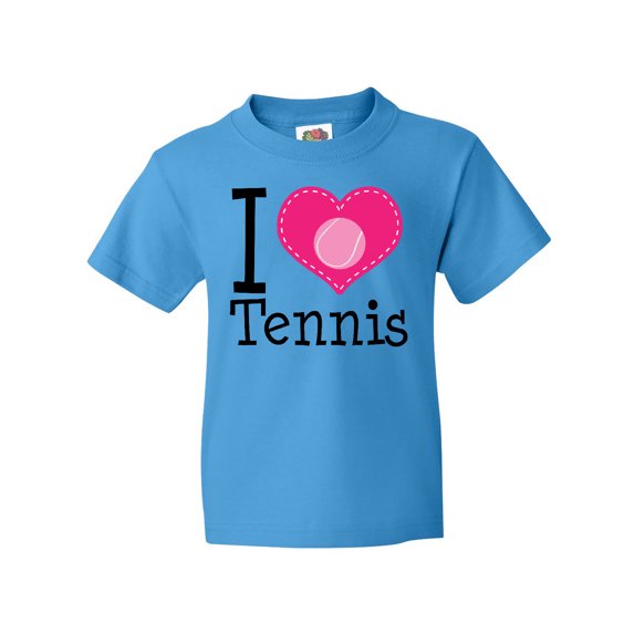 Inktastic Tennis Player I Love Tennis Youth T-Shirt