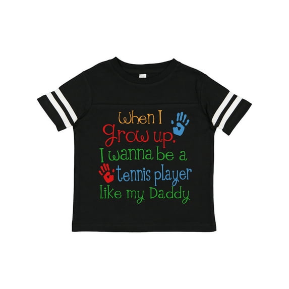 Inktastic Tennis Player like Daddy Boys or Girls Toddler T-Shirt