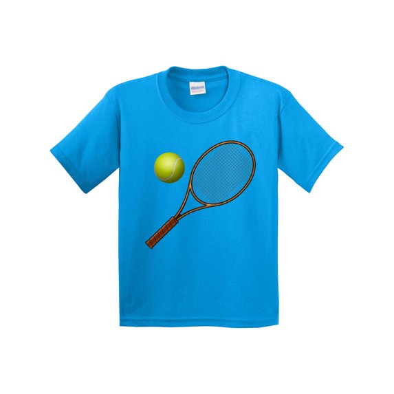 Inktastic Tennis Racket Ball Youth T-Shirt