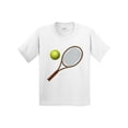 thumbnail image 1 of Inktastic Tennis Racket Ball Youth T-Shirt, 1 of 5