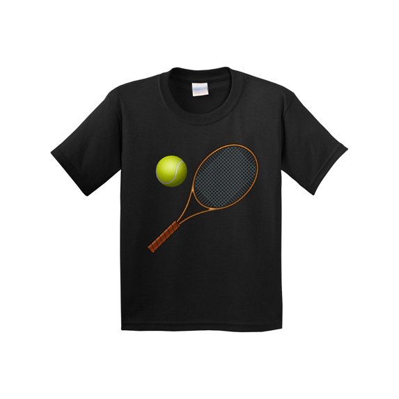 Inktastic Tennis Racket Ball Youth T-Shirt