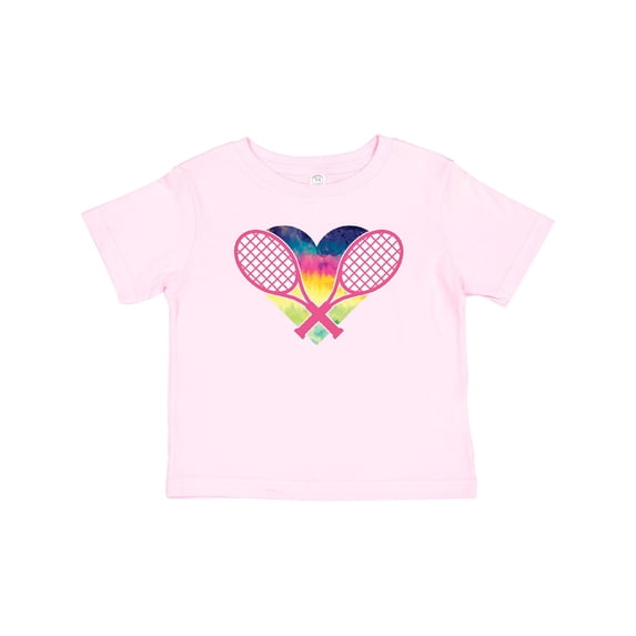 Inktastic Tennis Racket Heart Cute Girls Baby T-Shirt