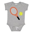 thumbnail image 1 of Inktastic Tennis Racket and Ball Boys or Girls Baby Bodysuit, 1 of 5