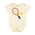 thumbnail image 1 of Inktastic Tennis Racket and Ball Boys or Girls Baby Bodysuit, 1 of 5