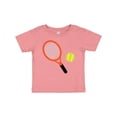 thumbnail image 1 of Inktastic Tennis Racket and Ball Boys or Girls Baby T-Shirt, 1 of 5