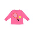 thumbnail image 1 of Inktastic Tennis Racket and Ball Boys or Girls Long Sleeve Toddler T-Shirt, 1 of 5
