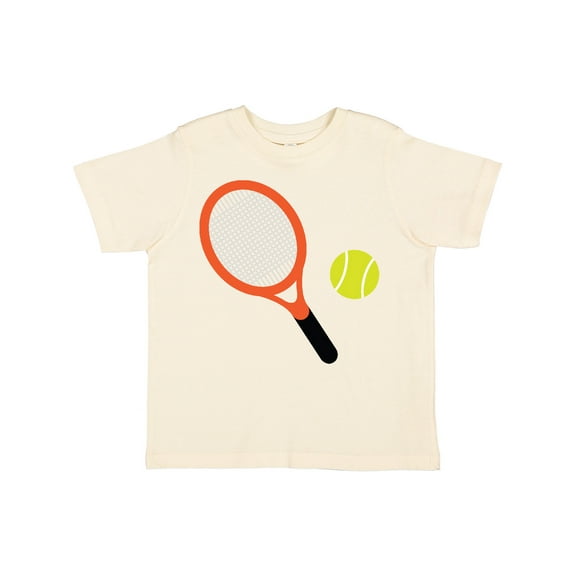 Inktastic Tennis Racket and Ball Boys or Girls Toddler T-Shirt