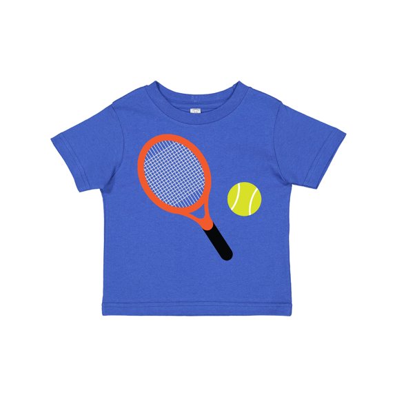Inktastic Tennis Racket and Ball Boys or Girls Toddler T-Shirt