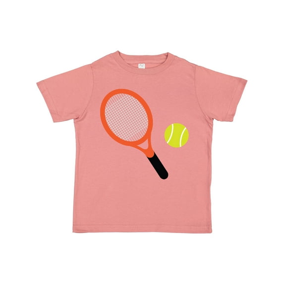 Inktastic Tennis Racket and Ball Boys or Girls Toddler T-Shirt