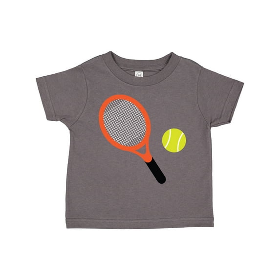 Inktastic Tennis Racket and Ball Boys or Girls Toddler T-Shirt
