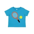 thumbnail image 1 of Inktastic Tennis Racket and Ball Boys or Girls Toddler T-Shirt, 1 of 5