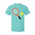 thumbnail image 1 of Inktastic Tennis Racket and Ball T-Shirt, 1 of 5