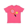 thumbnail image 1 of Inktastic Tennis Racket and Ball Youth T-Shirt, 1 of 5
