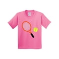 thumbnail image 1 of Inktastic Tennis Racket and Ball Youth T-Shirt, 1 of 5