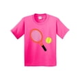 thumbnail image 1 of Inktastic Tennis Racket and Ball Youth T-Shirt, 1 of 5