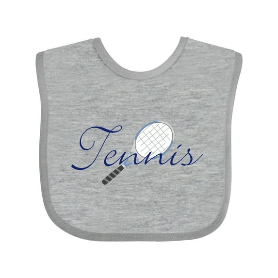 Inktastic Tennis Sports Racquet Boys or Girls Baby Bib