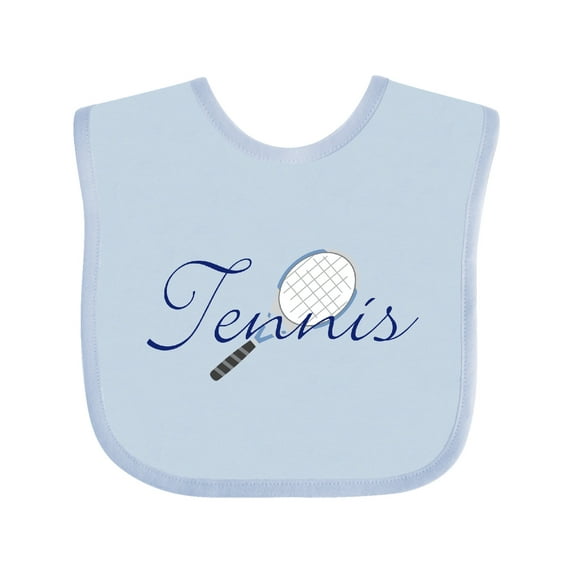 Inktastic Tennis Sports Racquet Boys or Girls Baby Bib